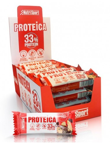 Barrita Proteica sabor Galleta & Choco NutriSport
