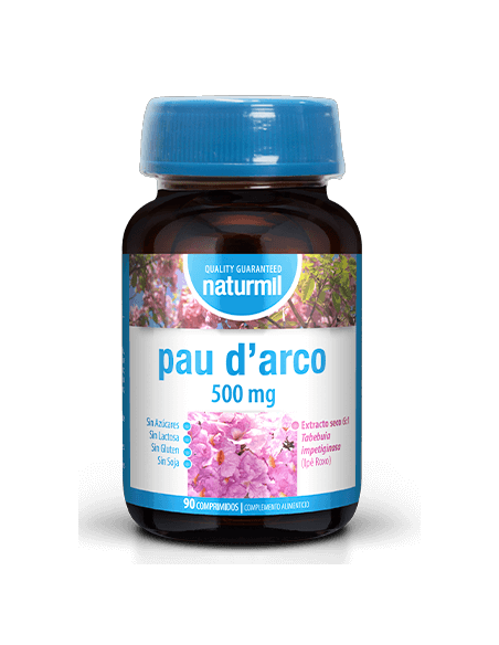 Pau d´Arco 500 mg 90 comprimidos Naturmil Dietmed