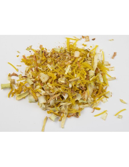 Sopa de verduras deshidratadas con pasta y curcumina Nat Hey