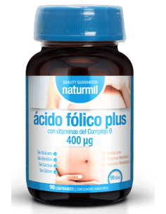 Ácido fólico Plus 400 mcg 90 comprimidos Dietmed