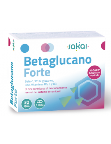 Betaglucano Forte 30 cáspulas Sakai
