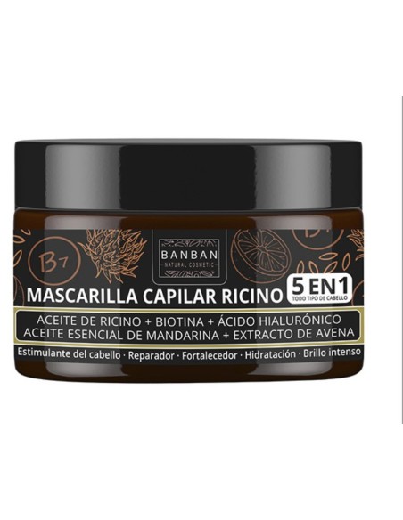 Mascarilla capilar Ricino 5 en 1 Banban