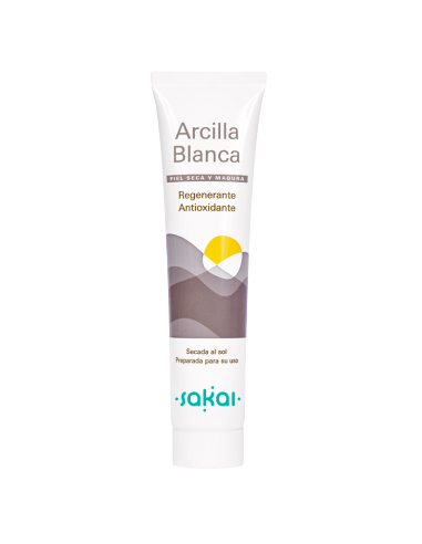 Arcilla Blanca Regenerante-Antioxidante 100g Sakai