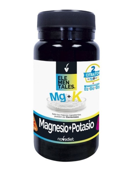 Magnesio+Potasio Citratos 60 comprimidos Novadiet