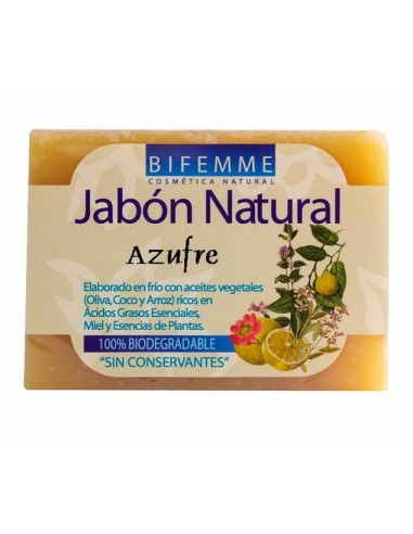 Jabón Natural Azufre 100g Ynsadiet