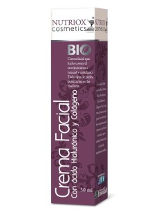 Crema Facial Bio con ácido Hialurónico y Colágeno Nutriox Ynsadiet