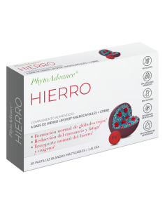Hierro 30 pastillas blandas PhytoAdvance