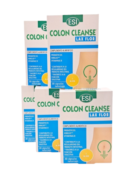 Pack Colon Cleanse Lax Flor  [OFERTA 5 uds] ➡️ Barato Online
