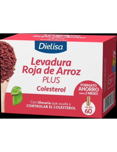 Levadura Roja de Arroz Plus Dietisa | Para regular colesterol