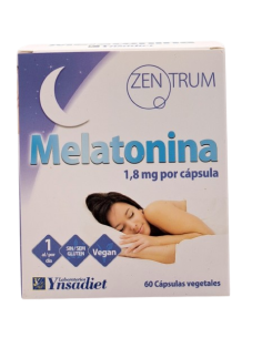 Zentrum Melatonina 60 caps · Mejora el sueño | HERBOLARIO ONLINE
