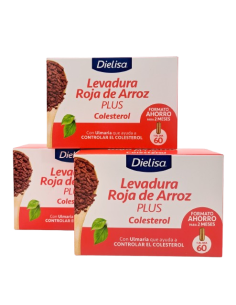 Pack (3 unds) Levadura Roja de Arroz Plus Formato Ahorro Dietisa