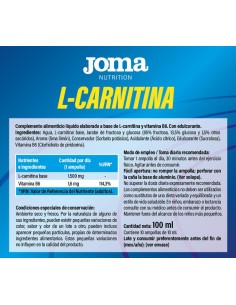 L-CARNITINA 10 ampollas JOMA 2